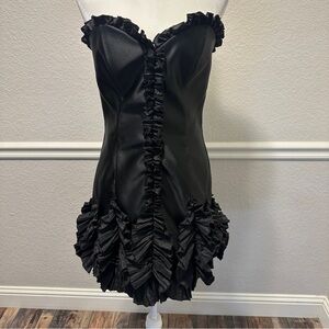 1990's Jessica McClintock Formal Mini Cocktail Dress Size 10